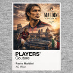 Paolo Maldini Italy Atlas Frame artwork by Players Couture