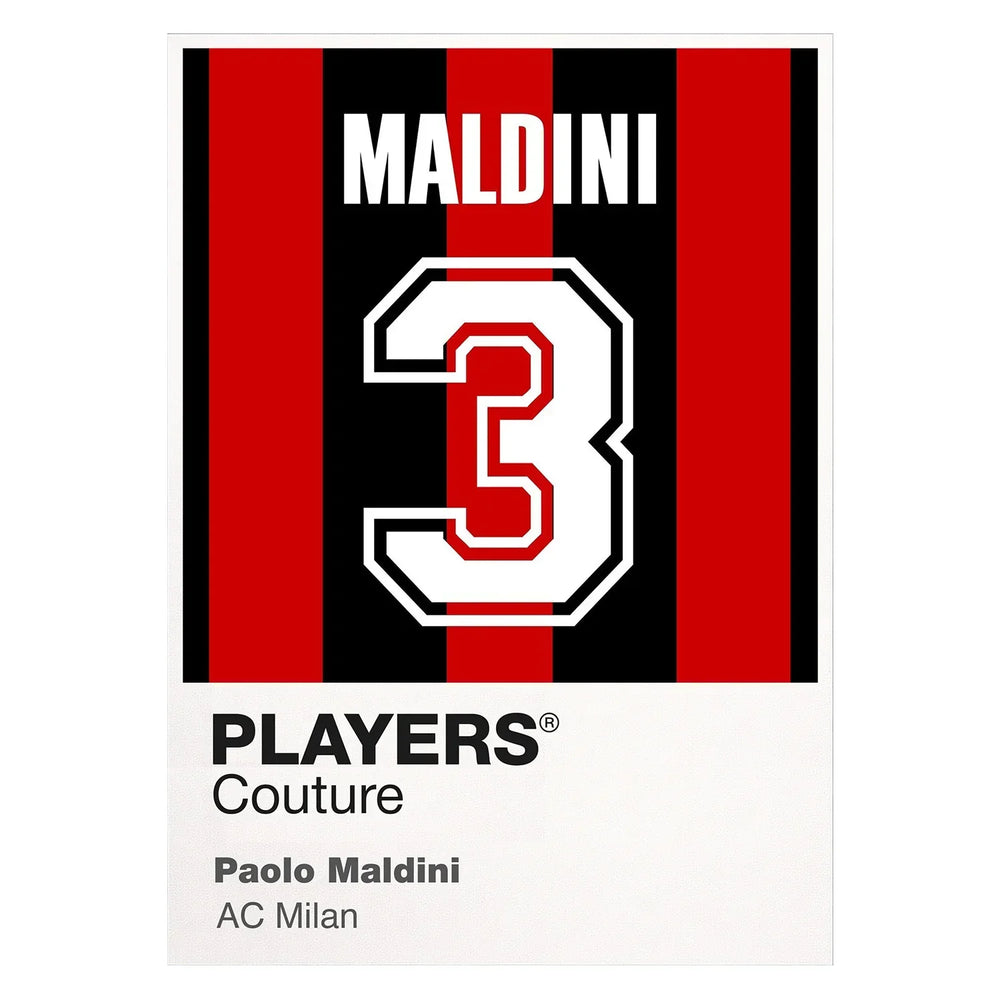 Paolo Maldini 3 Football Shirt Frame Men's Hoodie – white close-up detail shot of the Paolo Maldini 3 Football Players
