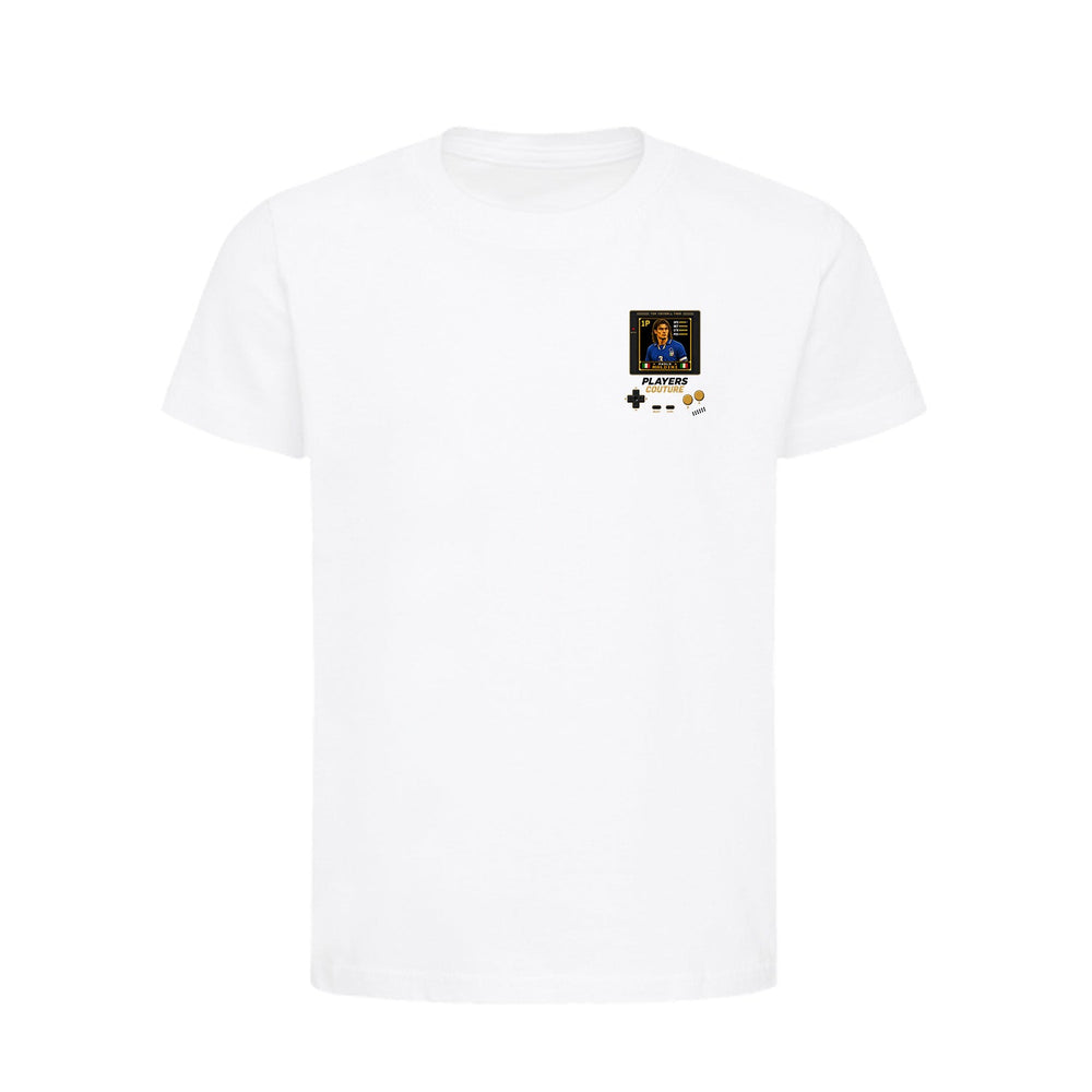Paolo Maldini 1P 8-Bit t-shirt retro gaming design by Players Couture