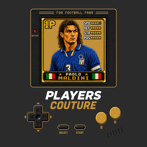 Paolo Maldini Legend Icon 8-Bit Men's Hoodie - image 1