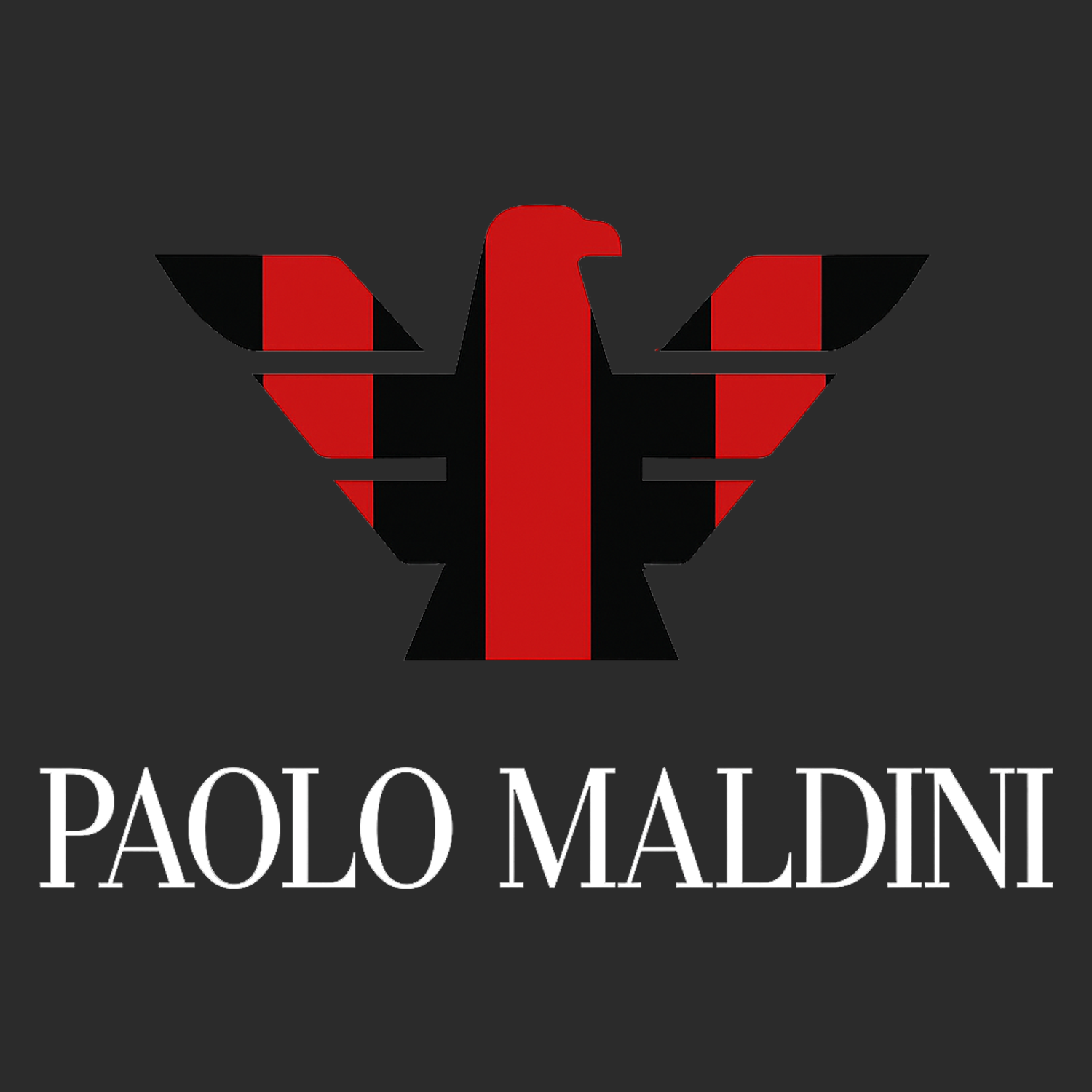 Paolo Maldini Milan Logo Players Couture Mens T-Shirt