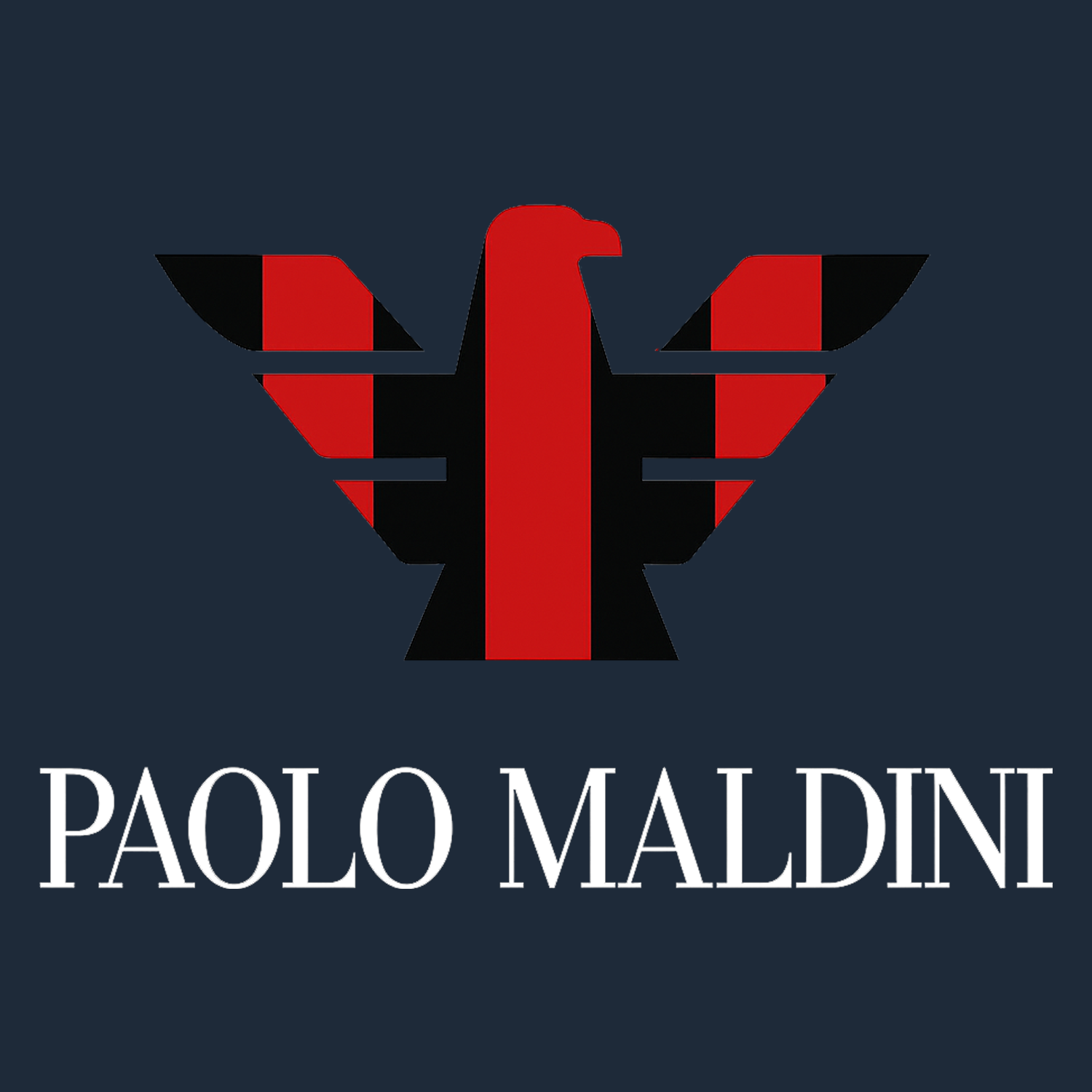 Paolo Maldini Milan Logo Players Couture Mens T-Shirt