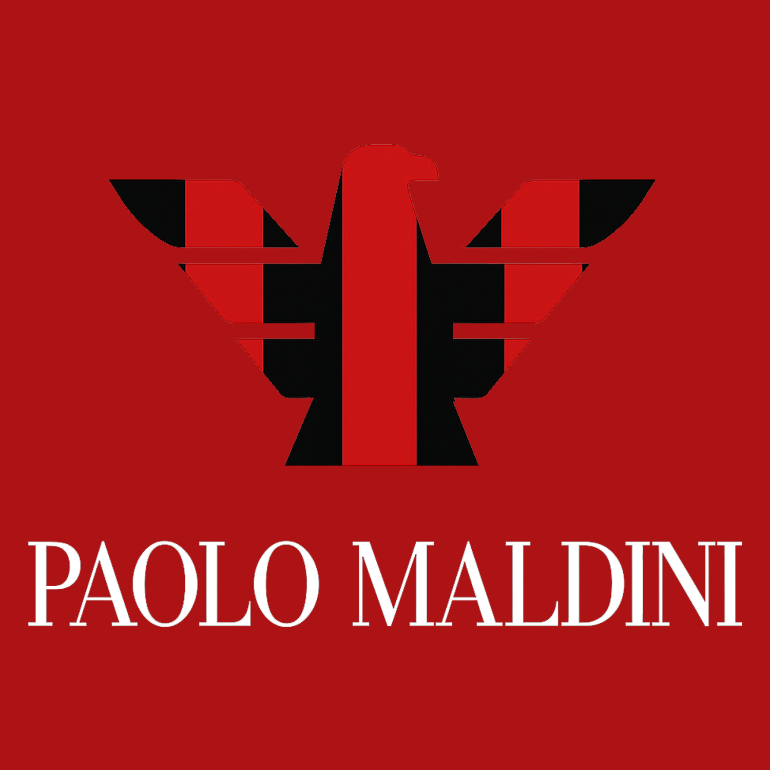 Paolo Maldini Milan Logo Players Couture Mens T-Shirt