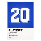 Paolo Rossi 20 Football Shirt Frame Men's Hoodie – white close-up detail shot of the Paolo Rossi 20 Football Players Couture