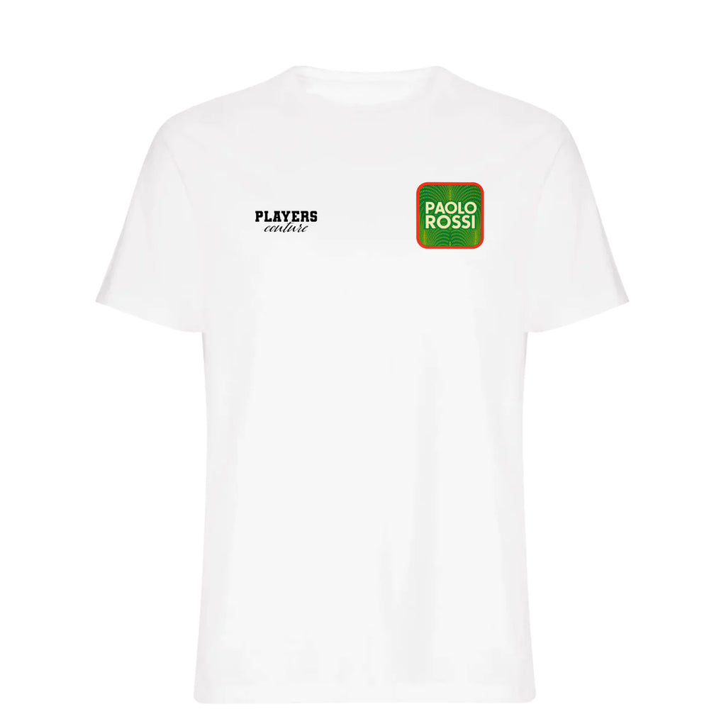 Paolo Rossi Logo Players Couture Men's T-Shirt White