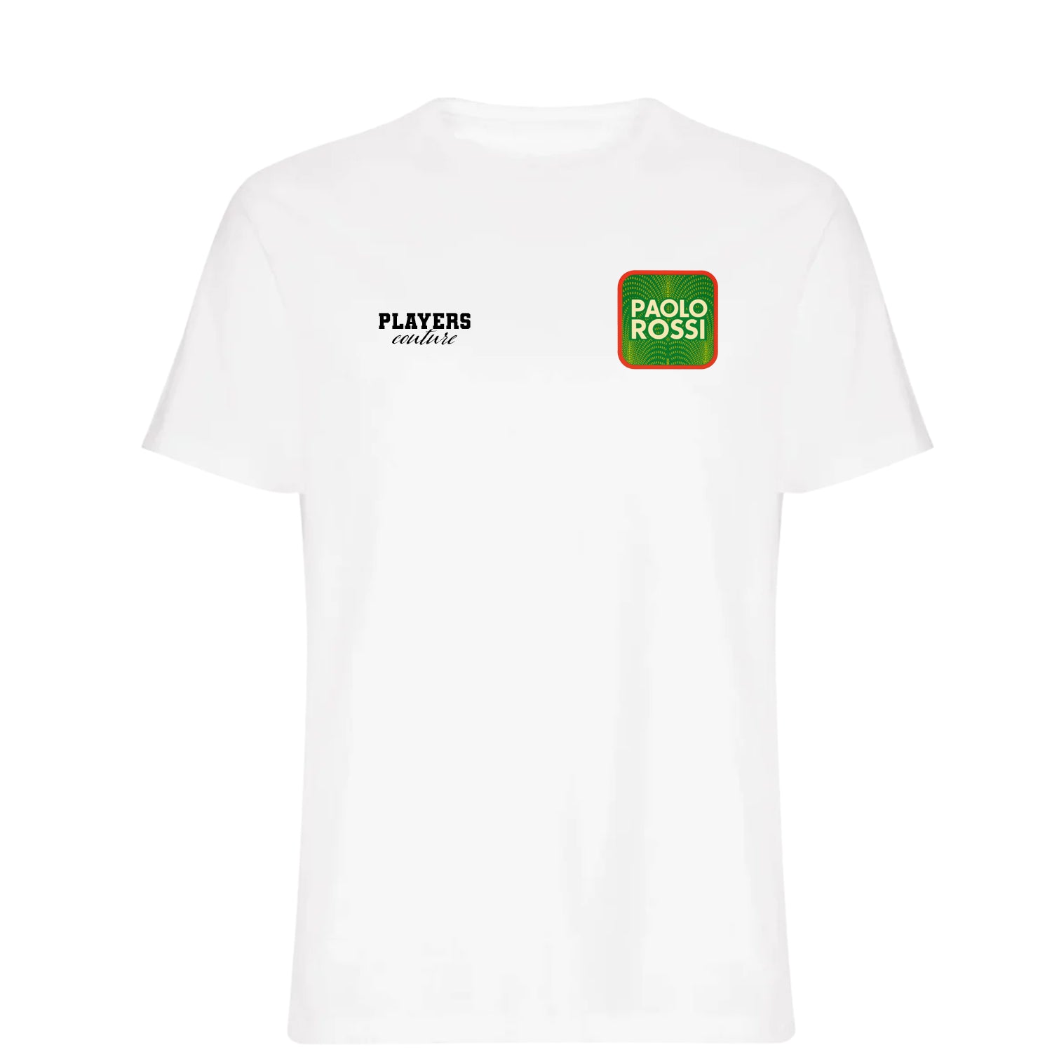 Paolo Rossi Logo Players Couture Men's T-Shirt White