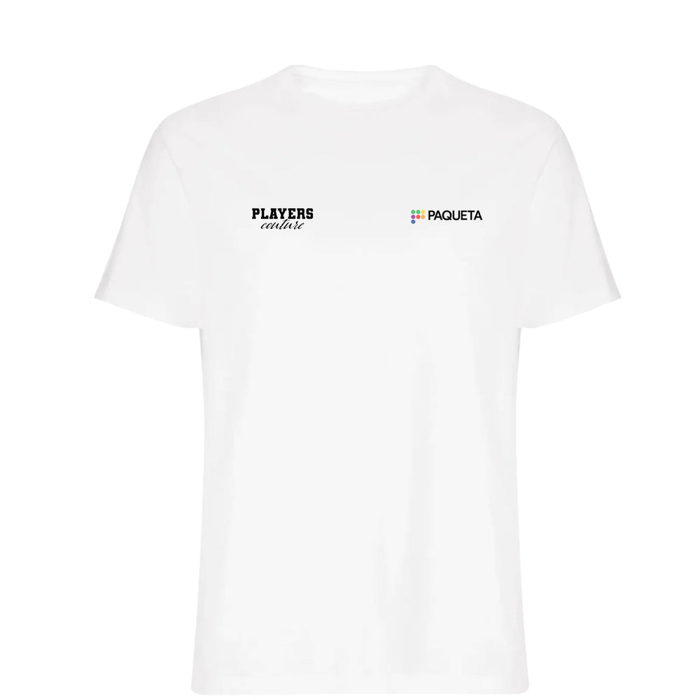 Lucas Paqueta Logo Players Couture Mens T-Shirt White