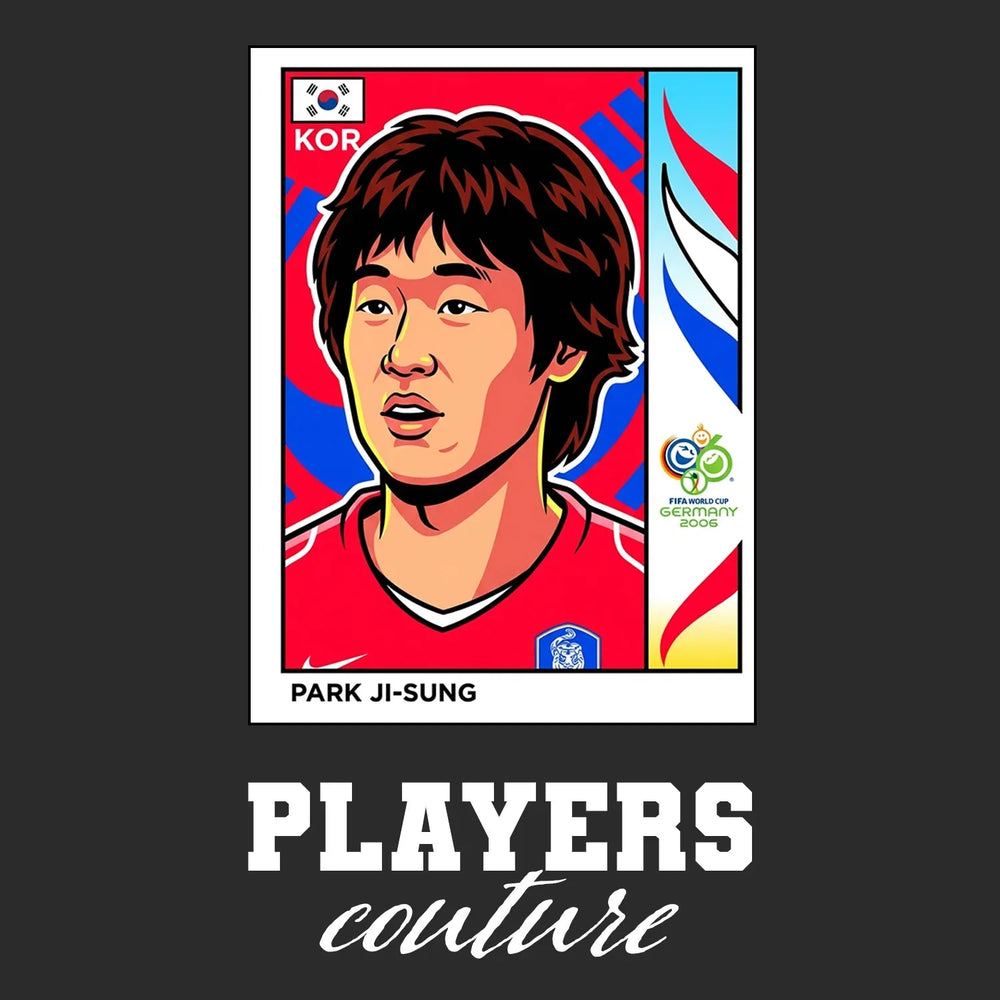 Park Ji Sung World Cup Sticker Men's Hoodie – park ji sung black Players Couture design