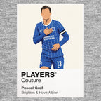 Pascal Groß Brighton Icon Frame artwork in grey