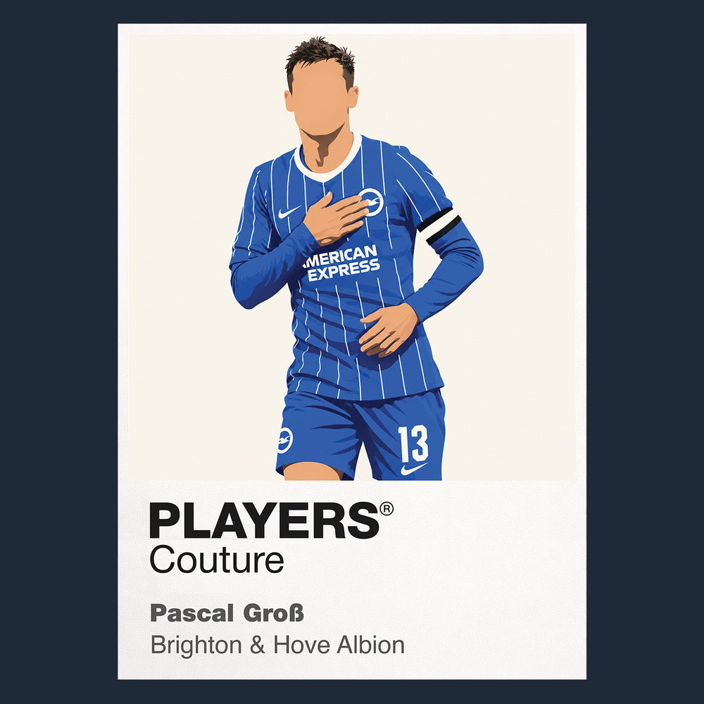 Pascal Groß Brighton Icon Frame artwork in navy