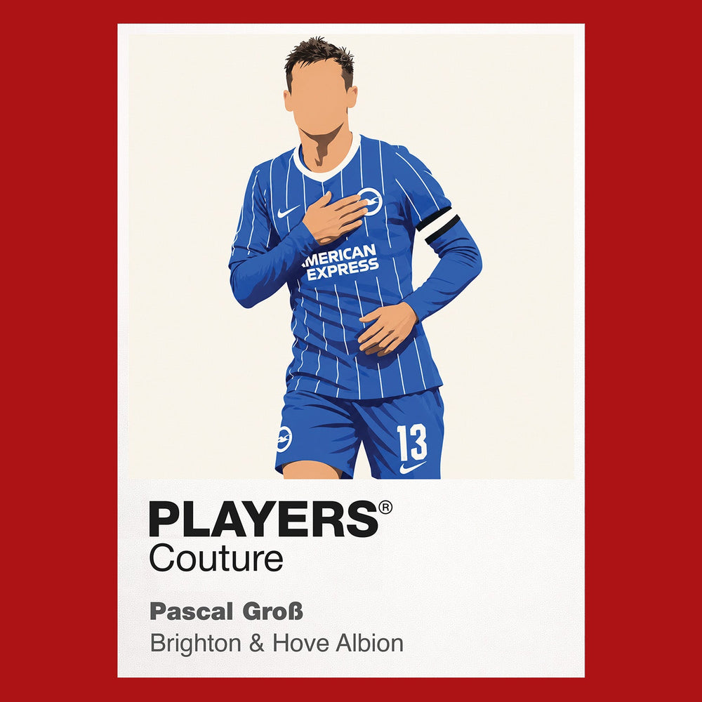 Pascal Groß Brighton Icon Frame artwork in red