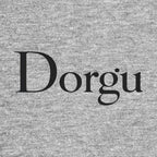 Patrick Dorgu Logo Men's Hoodie – grey close-up detail shot of the Patrick Dorgu Players Couture logo design
