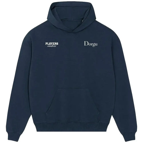Patrick Dorgu hoodie – navy men's hoodie featuring the Patrick Dorgu Players Couture logo
