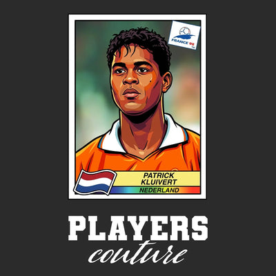 Patrick Kluivert World Cup Sticker Men's Hoodie – patrick kluivert black Players Couture design