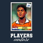 Patrick Kluivert World Cup Sticker Kids Hoodie – patrick kluivert navy Players Couture design