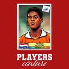Patrick Kluivert World Cup Sticker Kids Hoodie – patrick kluivert red Players Couture design