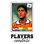 Patrick Kluivert World Cup Sticker Kids Hoodie – patrick kluivert white Players Couture design