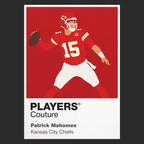Patrick Mahomes Chiefs American Football Icon Frame Men's T-Shirt