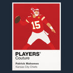 Patrick Mahomes Chiefs American Football Icon Frame Men's T-Shirt