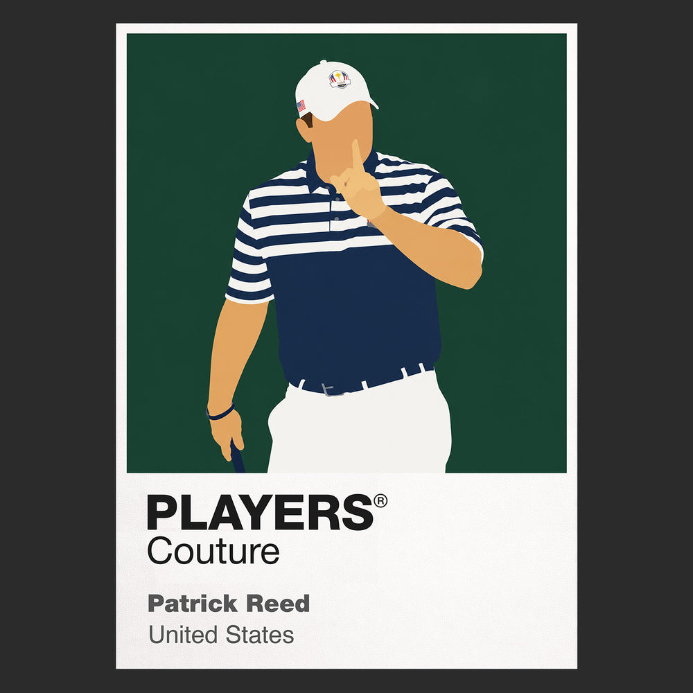 Patrick Reed Golf Icon Frame Men's Hoodie