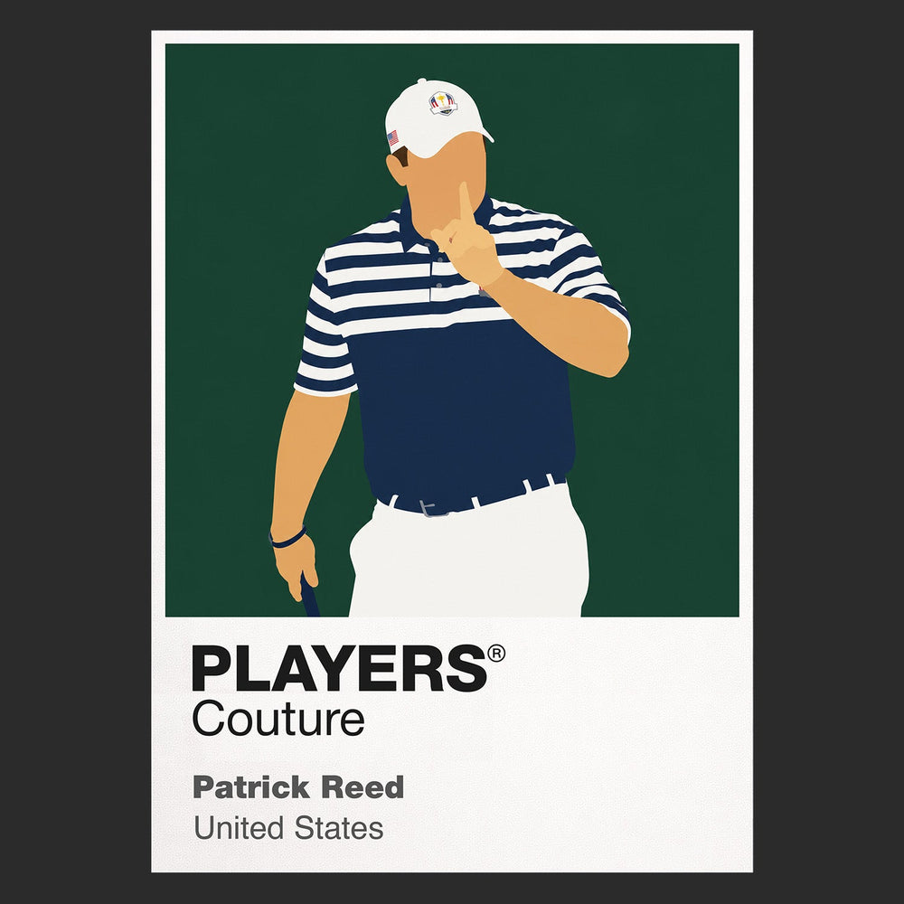 Patrick Reed Golf Icon Frame Men's Polo Shirt