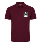 Patrick Reed Golf Icon Frame Men's Polo Shirt - Burgundy