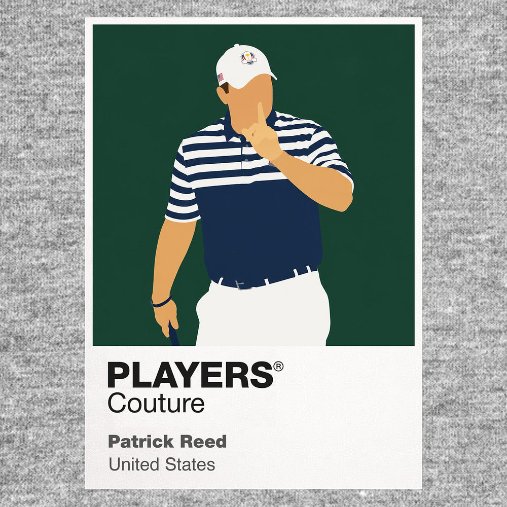 Patrick Reed Golf Icon Frame Men's Polo Shirt