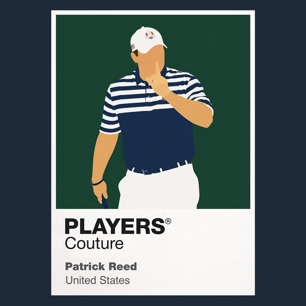 Patrick Reed Golf Icon Frame Men's Polo Shirt