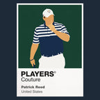 Patrick Reed Golf Icon Frame Men's Polo Shirt in Navy - Players Couture Fashion