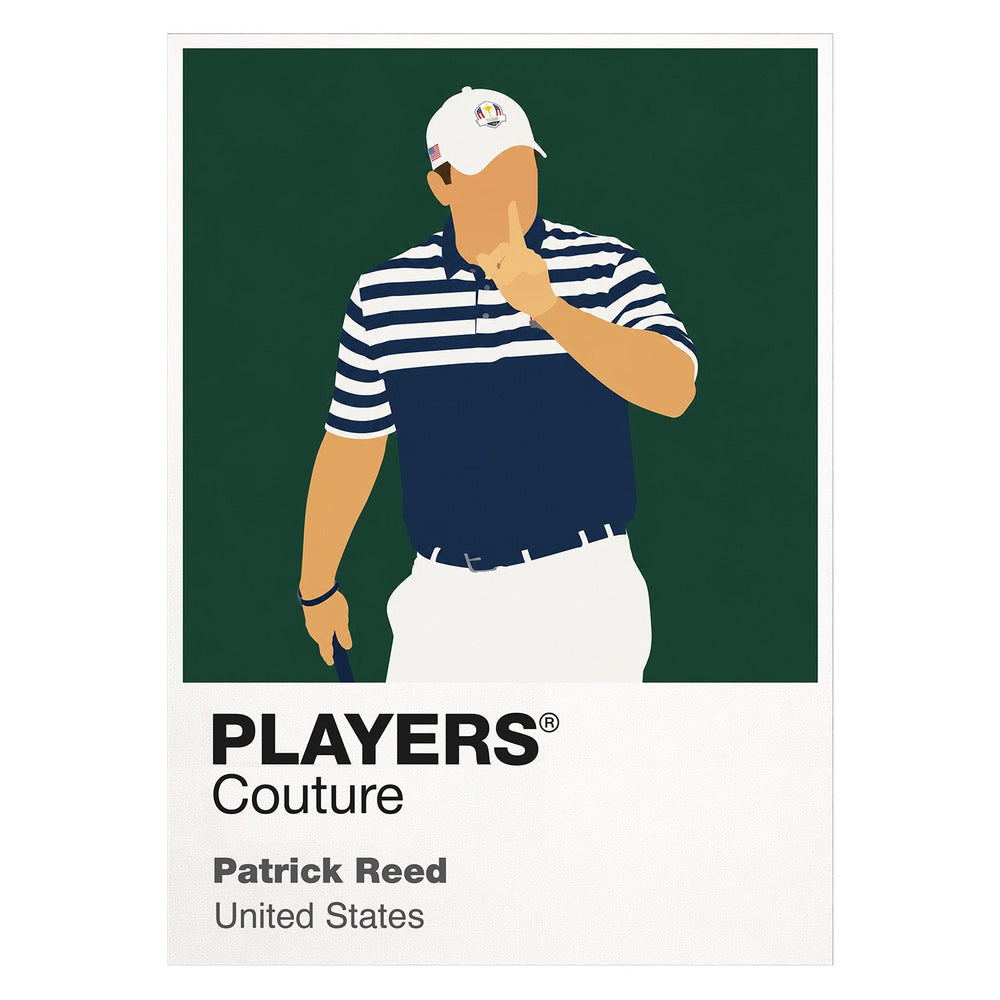 Patrick Reed Golf Icon Frame Men's Polo Shirt