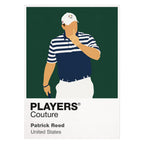 Patrick Reed Golf Icon Frame Men's Polo Shirt in White - Players Couture Fashion