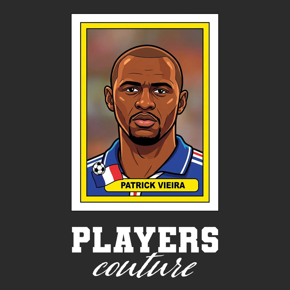 Patrick Vieira World Cup Sticker Kids Hoodie – patrick vieira black Players Couture design