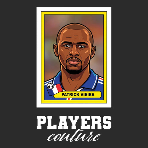 Patrick Vieira World Cup Sticker Kids T-Shirt – patrick vieira black Players Couture design