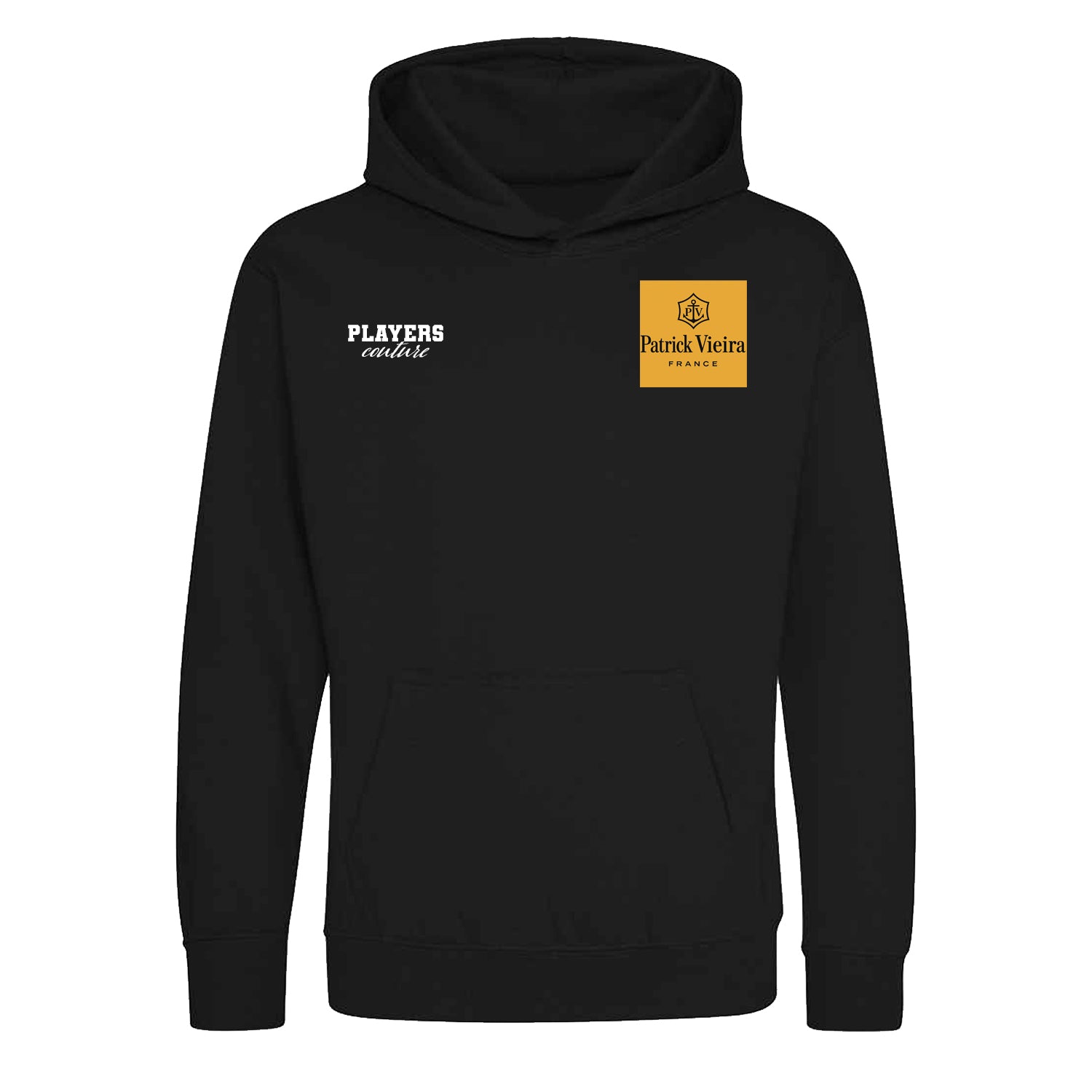 Patrick Vieira Logo Players Couture Kids Hoodie Black