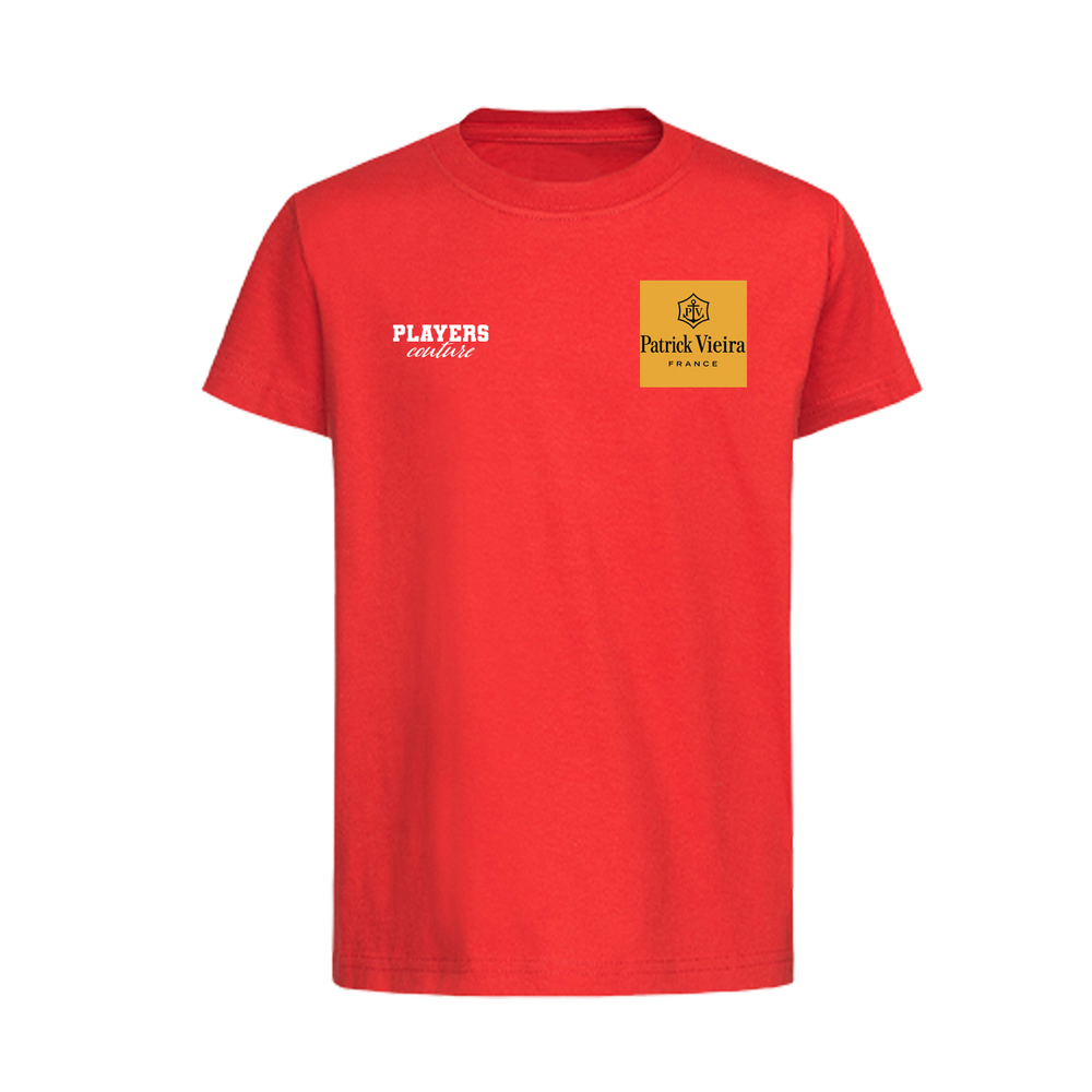 Patrick Vieira Logo Players Couture Kids T-Shirt Red