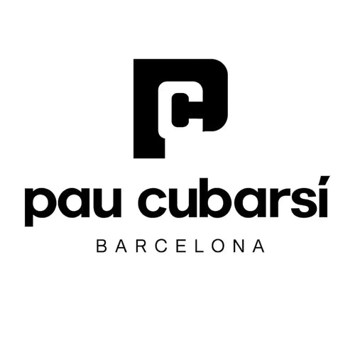 Pau Cubarsi Logo Men's T-Shirt – white close-up detail shot of the Pau Cubarsi Players Couture logo design
