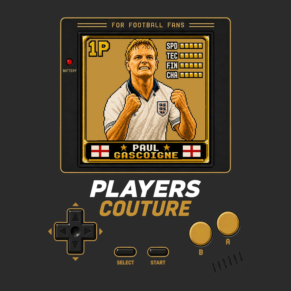 Paul Gascoigne Legend Icon 8-Bit Men's Hoodie - image 1