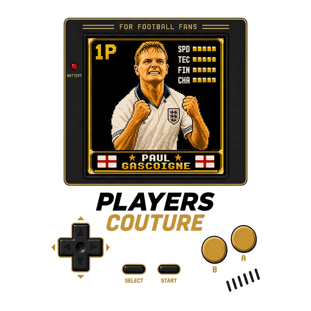 Paul Gascoigne Legend Icon 8-Bit Men's Hoodie - image 6