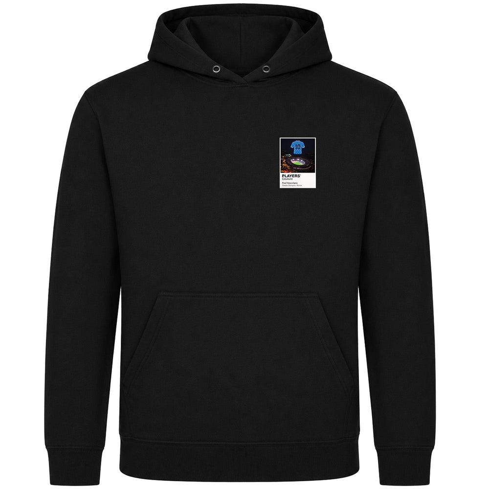 Paul Gascoigne Lazio Icons in Lights Frame Men's Hoodie in Black