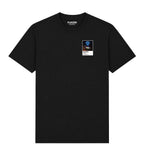 Paul Gascoigne Lazio Icons in Lights Frame Men's T-Shirt in Black