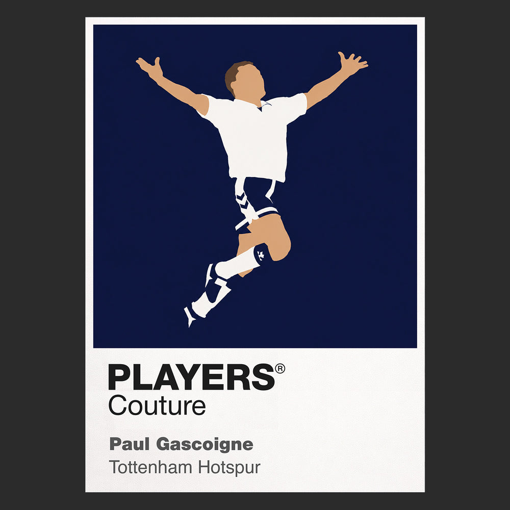 Paul Gascoigne Tottenham Hotspur Icon Frame — Black