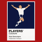 Paul Gascoigne Tottenham Hotspur Icon Frame — Red