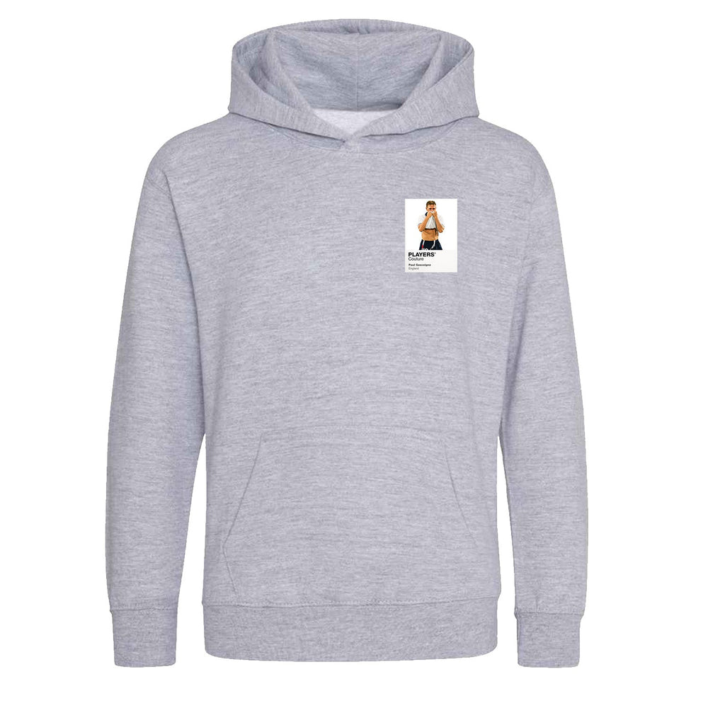 Paul Gascoigne Players Couture Kids Gray Hoodie