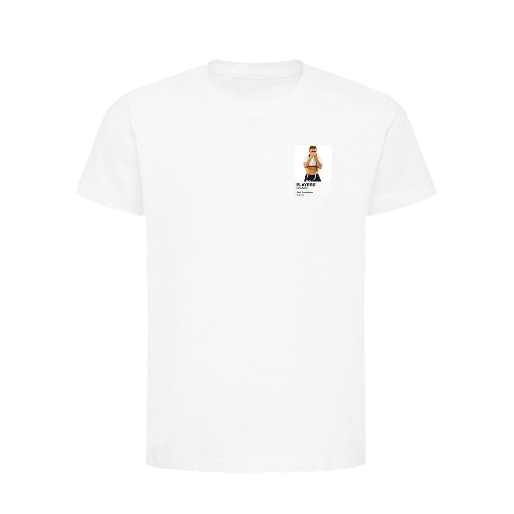 Paul Gascoigne Players Couture Kids White T-Shirt