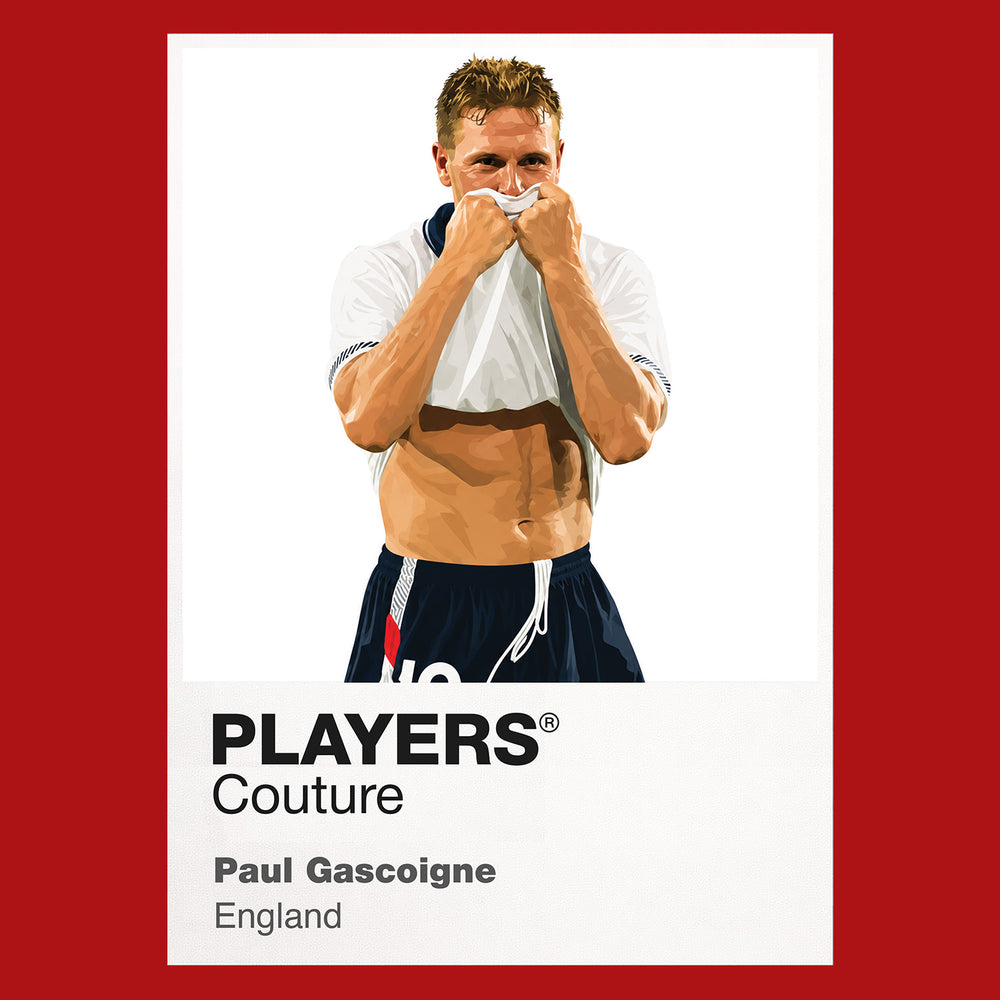 Paul Gascoigne Players Couture Frame Red