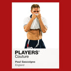 Paul Gascoigne Players Couture Frame Red