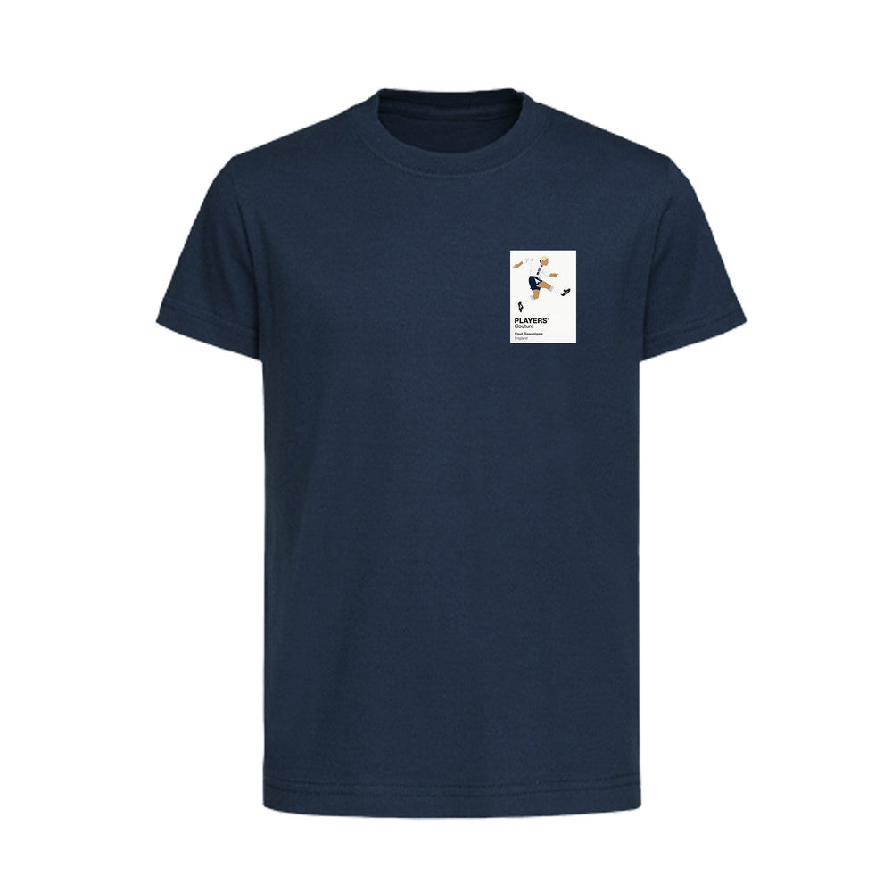 Paul Gascoigne Players Couture Kids Navy T-Shirt