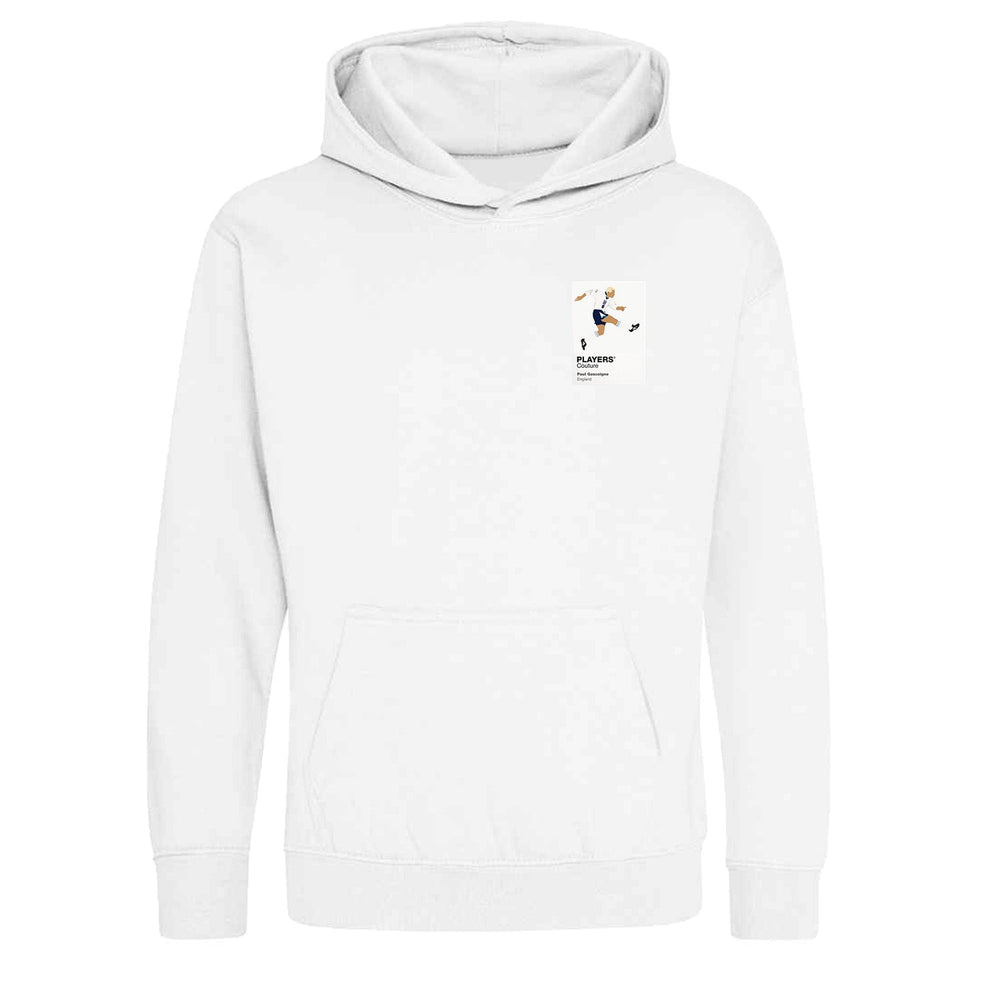 Paul Gascoigne Players Couture Kids White Hoodie