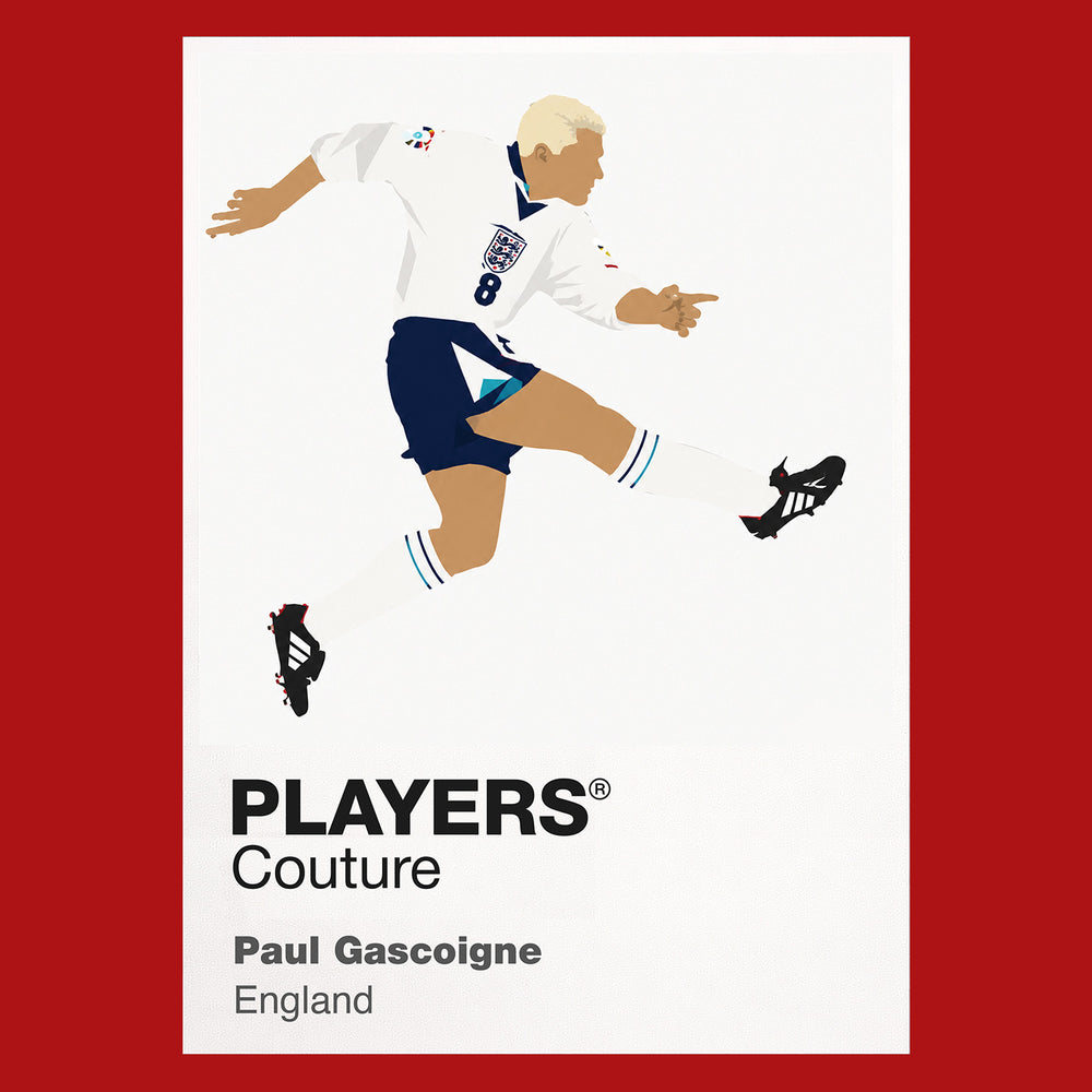 Paul Gascoigne Players Couture Frame Red