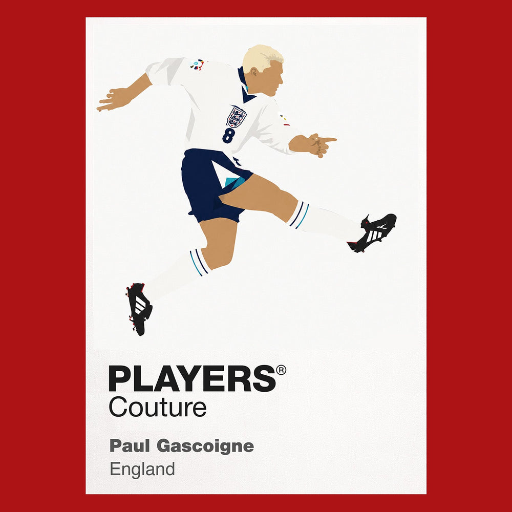 Paul Gascoigne Players Couture Frame Red